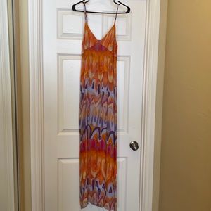 Women’s bright multicolored boho sundress. Size Medium. 100% rayon. Washable